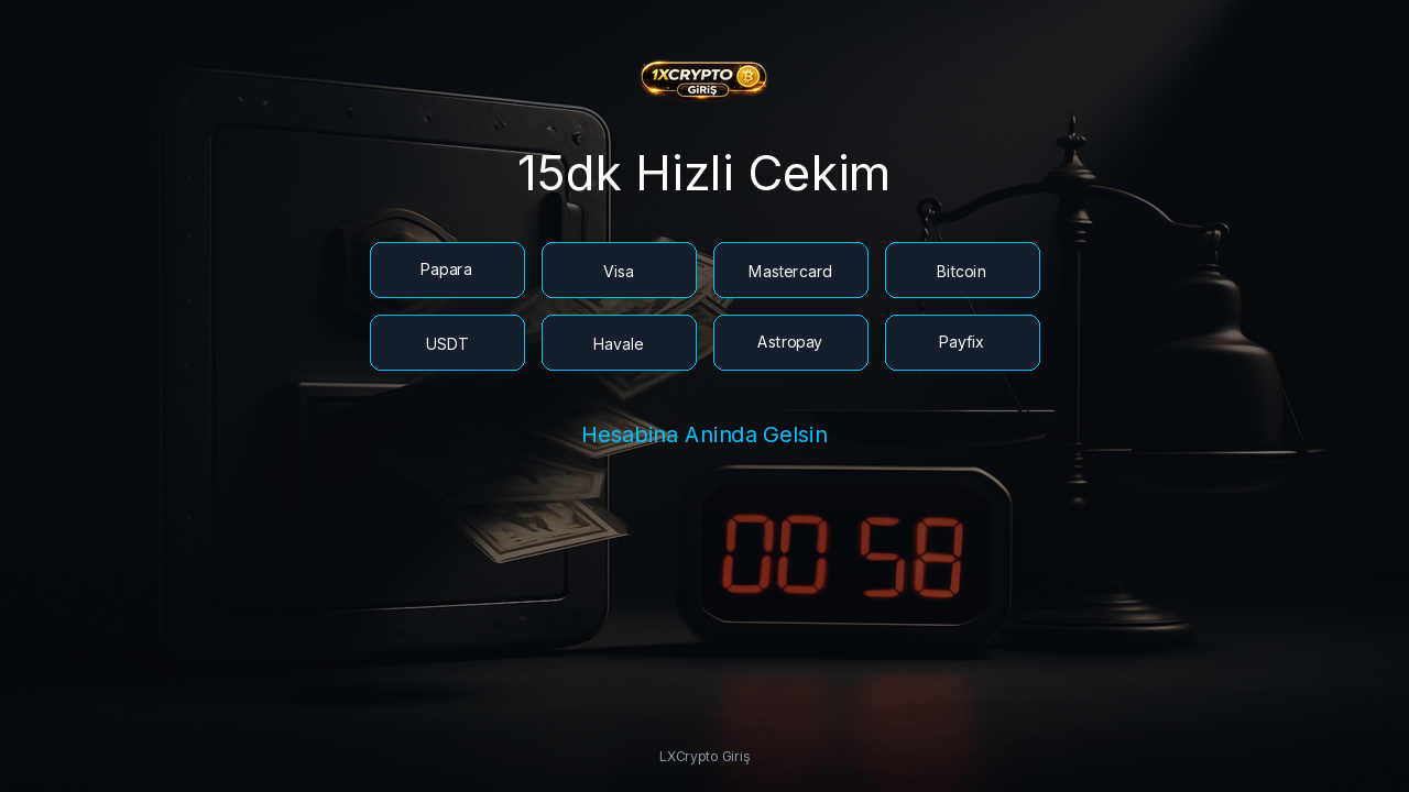 1xCrypto Giriş
